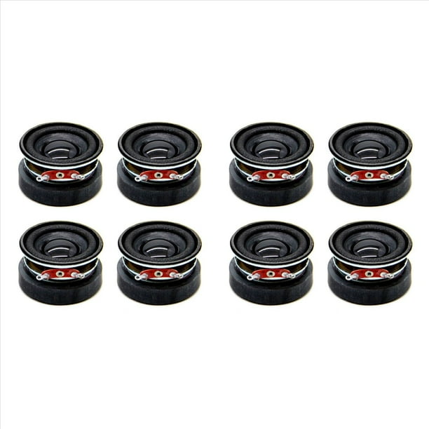 8 Piezas Altavoz de Audio de 1.5 Pulgadas 4Ω 3W 40mm Altavoz Multimedia de Graves Mini Altavoz de Sonido DIY para Cine en Casa