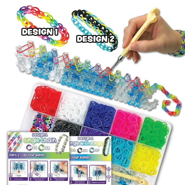 Rainbow Loom Mini Collection/Storage Kit Includes Over 4000 Bands