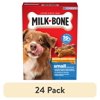 (24 pack) Milk Bone Peanut Butter Flavor Dog Biscuits, Naturally & Artificially Flavored, 24 oz Box