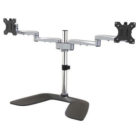 UPC: 0065030881227 | StarTech.com ARMDUALSS Dual Monitor Stand – Articulating Arms – Height Adjustable – For VESA Mount Monitors up to 32 – Steel & Aluminum (ARMDUALSS)