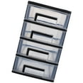 thumbnail image 1 of AURARMLET Wardrobe Moving Boxes 1Pack 4 Layers Simple Fashion Shape Black Plastic, 1 of 6