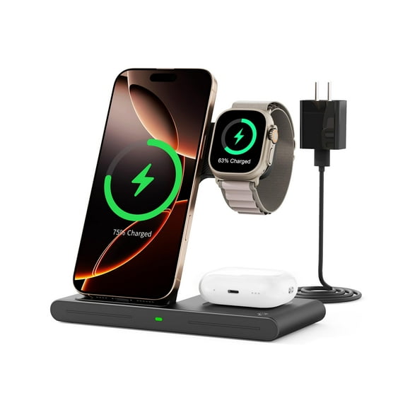 Cargador inalámbrico RYND 2025 para iPhone 16, 15, 14, 13, 12 Pro Max