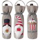 thumbnail image 1 of 3 Pcs Christmas Wine Bag, Wine Gift Bag, Fabric Wine Bag, Santa Claus Wine Bag Bottle Clothes, 1 of 5
