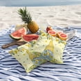 thumbnail image 5 of Yellow Lemon Gnome Outdoor Pillow Covers Pack of 2 Summer Fruit Pink Floral Leaves Waterproof Throw Pillow Covers Decorative Cushion Cases for Patio Garden Tent Balcony Couch 16x16 inch, 5 of 9