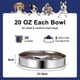 thumbnail image 2 of Stainless Steel Slow Feed Dog Bowl, 2 Cup Metal Pet Food Dish, 2 of 5
