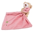 thumbnail image 3 of Precioso oso de peluche, manta de seguridad, suave juguete para bebés y niños, regalo para recién nacidos, color rosa, 3 of 8