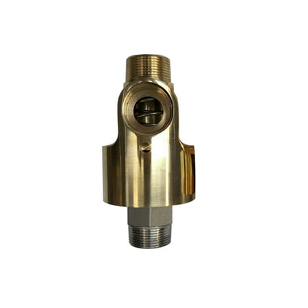 

brass rotary union high temperature rotary rotary joint connector high speed rotary joint for cooling water left HS15