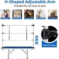 thumbnail image 5 of 46" Dog Grooming Table Foldable Pet Grooming Tables with Adjustable Arm Noose Storage Mesh Tray Maximum Capacity Up to 330lbs Blue, 5 of 8