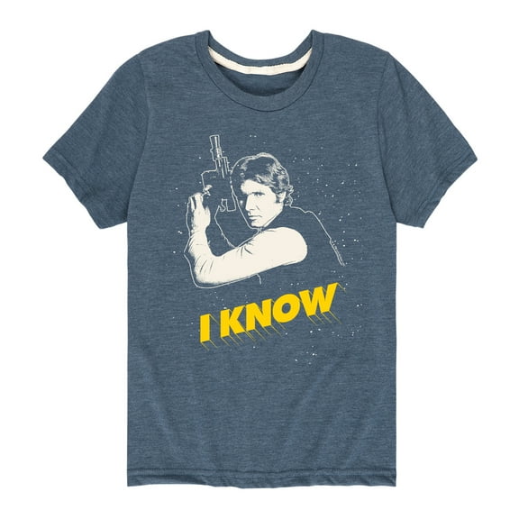 Star Wars - I Know - Toddler And Youth Short Sleeve Tee