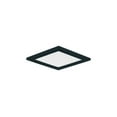 thumbnail image 4 of Maxim Wafer 5" Wide Square Black LED Outdoor Ceiling Light, 4 of 5