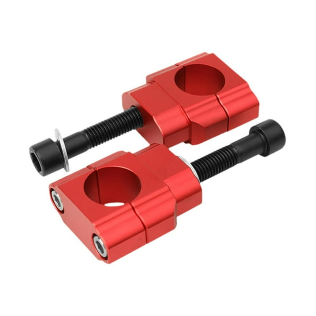 Abrazadera de montaje para manillar de 28 mm, elevador de motocicleta, fácil instalación, adaptador de abrazadera multiusos para ATV y motocross. Rojo