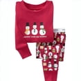 thumbnail image 2 of Conjunto de pijama de dibujos animados para niños y niñas, ropa de dormir familiar, de Navidad, P86, novedad, 2 of 4