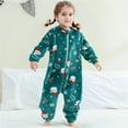 thumbnail image 4 of ATAIKU Toddler Sleeping Sack 9M-6T Christmas Flannel 2-Way Zipper Baby Sleep Sack with Feet, Infant Santa Claus Wearable Blanket, 4 of 8
