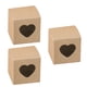 thumbnail image 3 of EeaseMX 50 unidades de caramelos cuadrados de papel Kraft con forma de corazón para ventana, para cupcakes, recuerdos de boda, accesorios para fiestas, 3 of 7