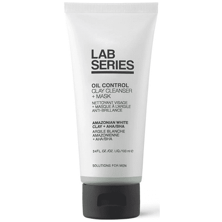 Lab Series Oil Control Clay Cleanser & Mask - White Clay - 3.4 oz / 100 ml Pack of 8