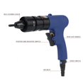 thumbnail image 3 of Air Rivets , Pneumatic Riveter High Efficiency  Self-locking Design  For Industrial Fastening Decoration, Automobile Manufacturing For Worker, 3 of 8