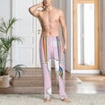 thumbnail image 5 of Uemuo Aerial Yoga for Unicorn Pattern Men's Wide Leg Palazzo Lounge Pants with Pockets Light Weight Loose Comfy Casual Pajama Pants-Small, 5 of 9
