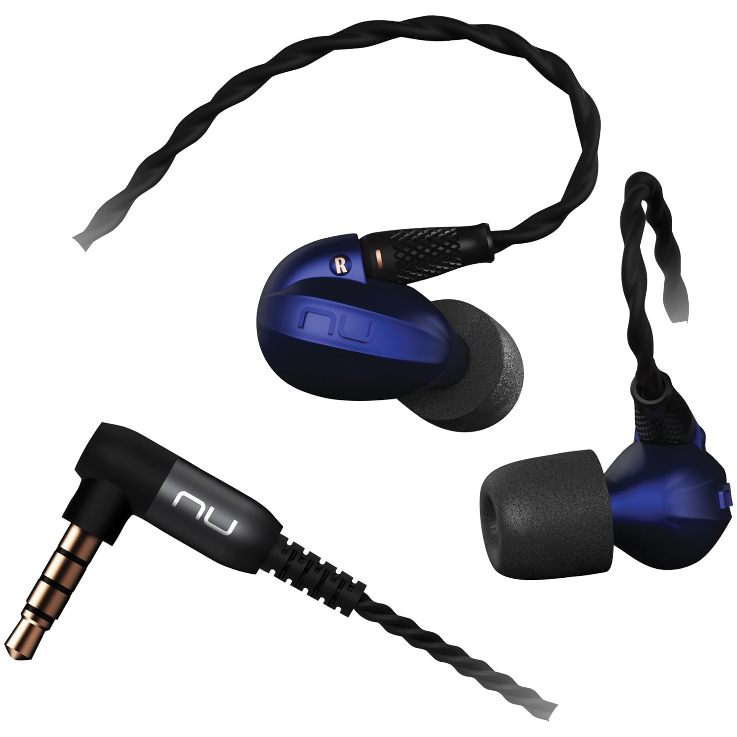 NuForce HEM4-BLUE HEM Series High-Resolution In-Ear Headphones