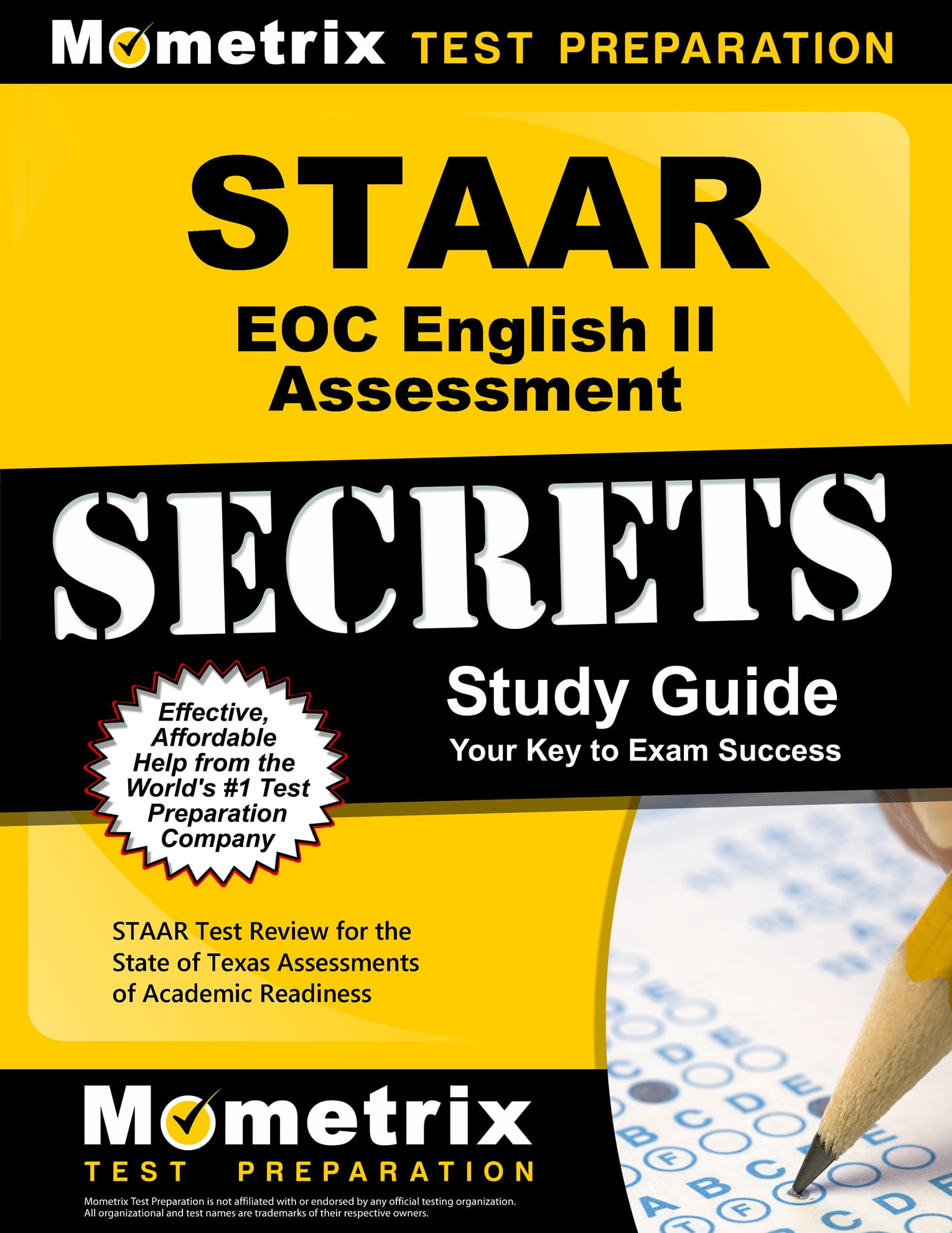 Staar Eoc English Ii Assessment Secrets Study Guide Staar Test Review For The State Of Texas Assessments Of Academic Readiness Walmart Com Walmart Com