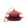 thumbnail image 1 of SUTENGDA Squirrel Proof Metal Bird Feeder - Large Capacity  Cardinal & Finch  Red, 1 of 6