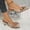 Beige, variant on Women's Bow Slingback Heels Pointed Toe Kitten Pumps Dress Shoes with Buckle Strap Black 8.5(41)