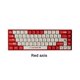 thumbnail image 5 of AK680 Gaming Mechanical Keyboard ABS Keycap 68 Keys Wired Keyboard Hot Swap for Pc Laptop Red and White A, 5 of 5