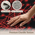 thumbnail image 6 of ODIKA 5'x7' Washable Area Rug Strand Men Frame Webs Wevs Bold Radiating Mens Repeating Web Playful Expressive for Small Living Room, Bedroom, Easy Care, Non-Shedding, Pet Friendly, 6 of 7