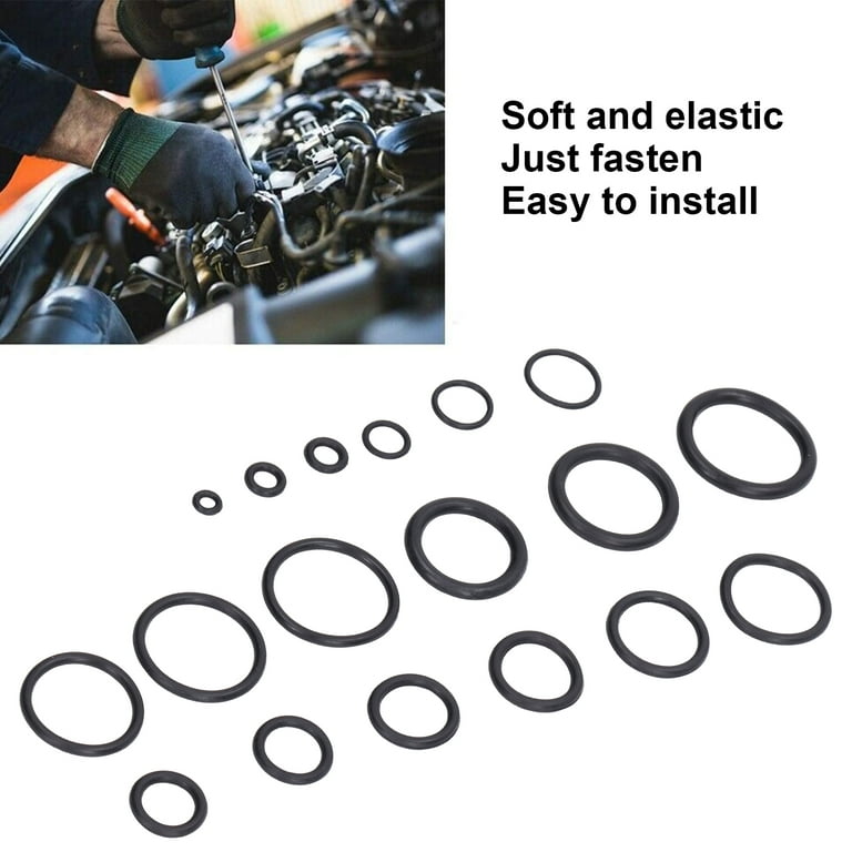 279Pcs Plumbing O Ring Seals , Rubber O Ring O Rings Assortment Set Kit  Rubber Wear Resistant O Rings Assortment Set for Cars