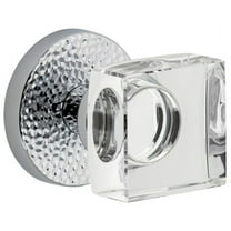 Viaggio Clomhmqdc_Psg_238 Circolo Hammered Solid Brass Passage Door Knob Set - Chrome