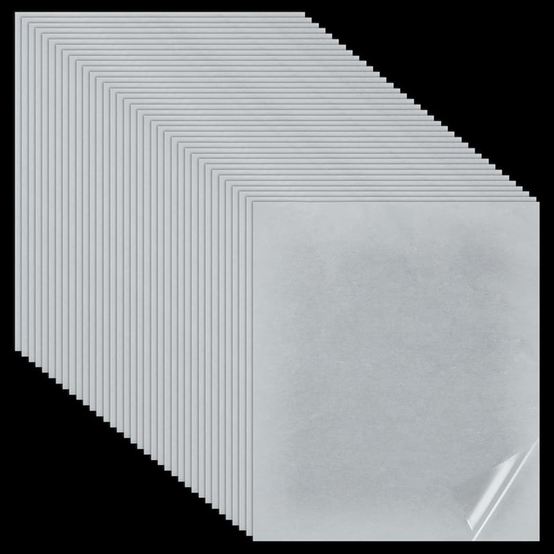 36 PCS Iron on Double Sided Adhesive Sheets 9.8x11 Inch Hot Melt Adhesive Film Patch Magic Fabric Repair Iron-on Patch
