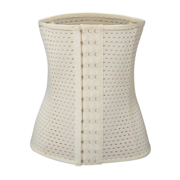 FUTATA Women Waist Trainer with Steel Bones Corset Cincher Tummy Control Body Shaper Waist Trimmer for Weight Loss