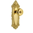 thumbnail image 4 of Grandeur Gvcbou_Dd_Na Grande Victorian Solid Brass Rose Dummy Knob Set - Grey, 4 of 4
