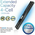 thumbnail image 3 of M5Y1K Battery for Dell Inspiron 5558 3458 3558 3551 5558 3451 5758 Vostro 3458 3558 HD4J0 GXVJ3 [14.8V 2800mAh], 3 of 11