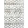 thumbnail image 2 of nuLOOM Mya Geometric Trellis Machine Washable Area Rug, 5' x 8', Gray, 2 of 9