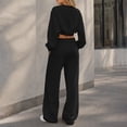 thumbnail image 5 of Admvng Travel Outfits for Women 2 Piece Sets Fall and Winter Casual Long Sleeved Sweater Trousers Two-piece Suit, Size S-2XL, 5 of 6