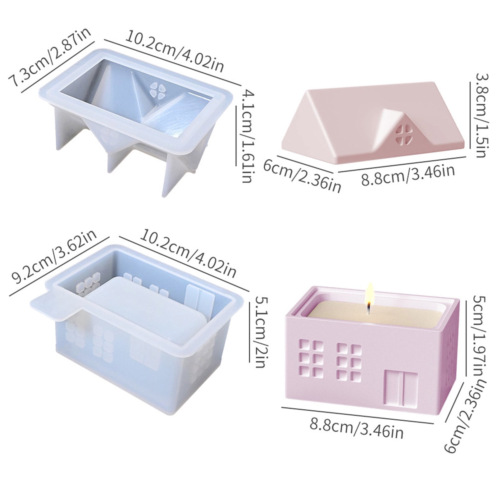 Grade Silicone Mold For Resin Crafts European Country Decors Jewelry Making Craft Tool