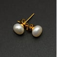 thumbnail image 2 of Veradorna Natural Pearl 7-8mm White Freshwater Pearl Necklaces Earrings Jewelry Set 18'' inch, 2 of 8