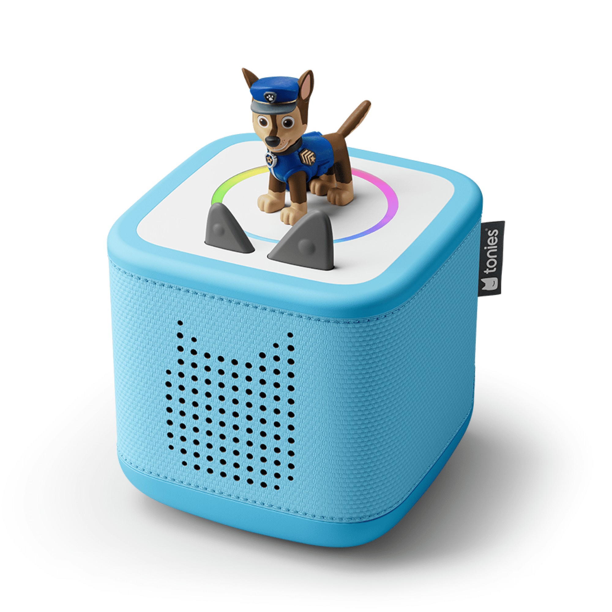 tonies Toniebox 2 Screen-Free Audio Player Bundle with PAW Patrol Chase Tonie , Age Group 3+, Sky Blue