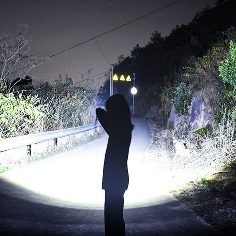 1000000 Lumens Super-Bright LED Tactical Flashlight Rechargeable COB Work  Light