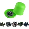 thumbnail image 2 of DND-Dice Set Sharp-Edge Galaxy-Dice Acrylic Polyhedral Dice For Dungeons-and Dragon-D20 Tabletop Roleplaying Party-Games Polyhedral Dice Bulk Polyhedral Dice Set Polyhedral Dice Molds For Resin, 2 of 9