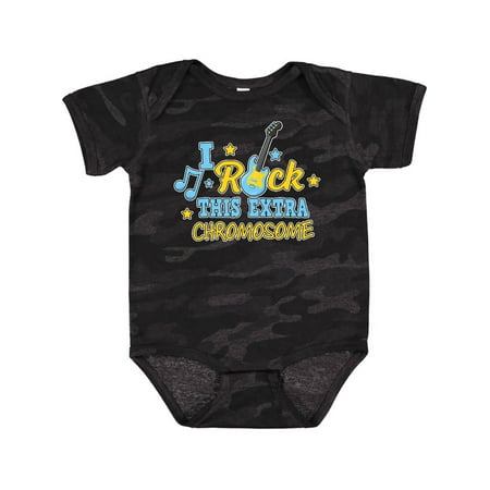 

Inktastic I Rock This Extra Chromosome Down Syndrome Awareness Gift Baby Boy or Baby Girl Bodysuit