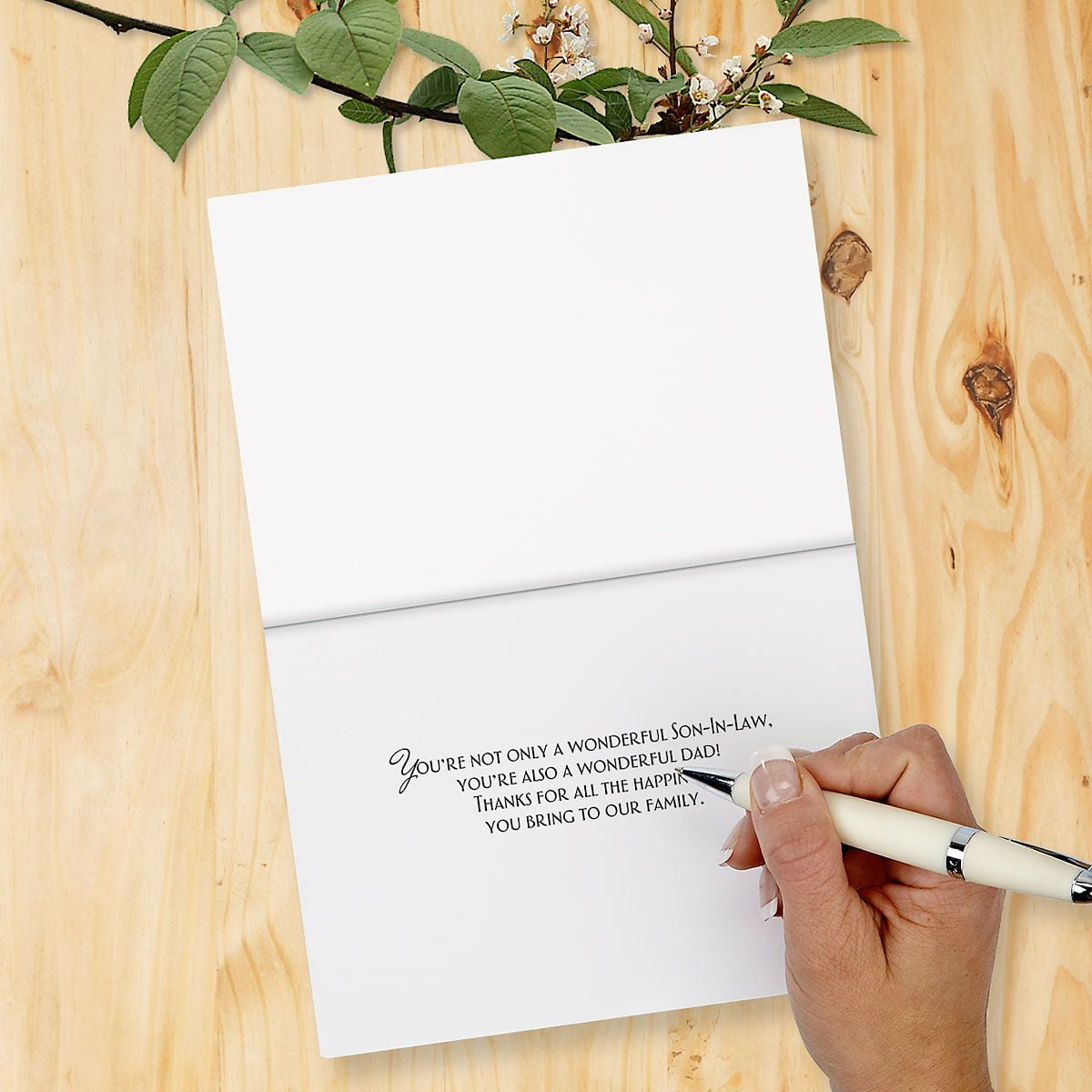 Current Sunrise Son-in-Law Father’s Day Greeting Card with White Envelope, Happy Greetings for Any Father, Grandfather, Son, Husband, Brother, Uncle, or Step Dad, Large 5"x7" Single Card