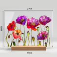 thumbnail image 4 of Dsscvnef Acrylic Flower Display Table Elegant Glass Texture Desktop Ornament for Family Warm Comfortable, 4 of 8
