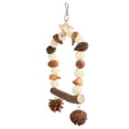 thumbnail image 1 of Pet Bird Swing,Pet Bird Swing Logs Parrots Wooden Swing Parrots Chewing Toy Ultra Responsive, 1 of 14