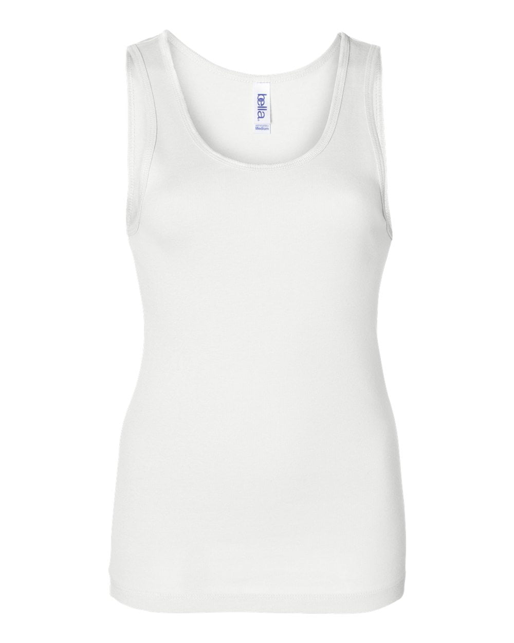 Ladies' Baby Rib Tank WHITE L
