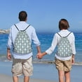 thumbnail image 5 of Honeii bead tree winter Print Drawstring Backpack,Drawstring Bags String Backpack Gym Cinch Sack Backpack Sport Bag Draw-Small, 5 of 6