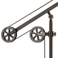 thumbnail image 6 of Evelyn&Zoe Descartes Pulley System Floor Lamp with Metal Shade, Blackened Bronze/Blackened Bronze, 6 of 12