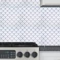 thumbnail image 5 of Simplify Peel & Stick Wall Tile 4 Pack in Scallop White Epoxi, 5 of 5