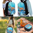 thumbnail image 2 of Jeiento Sea Turtle Backpack with Lunch Box Pencil Case for Boys Kids Bookbag and Lunch Bag Pencil Pouch 3 Pack Blue Ocean Primary School Bag Preschool Students Backpacks Set, 2 of 7