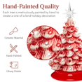 thumbnail image 2 of Árbol de Navidad de cerámica Best Choice 15 cm preiluminado con 64 LUCES, 2 of 7
